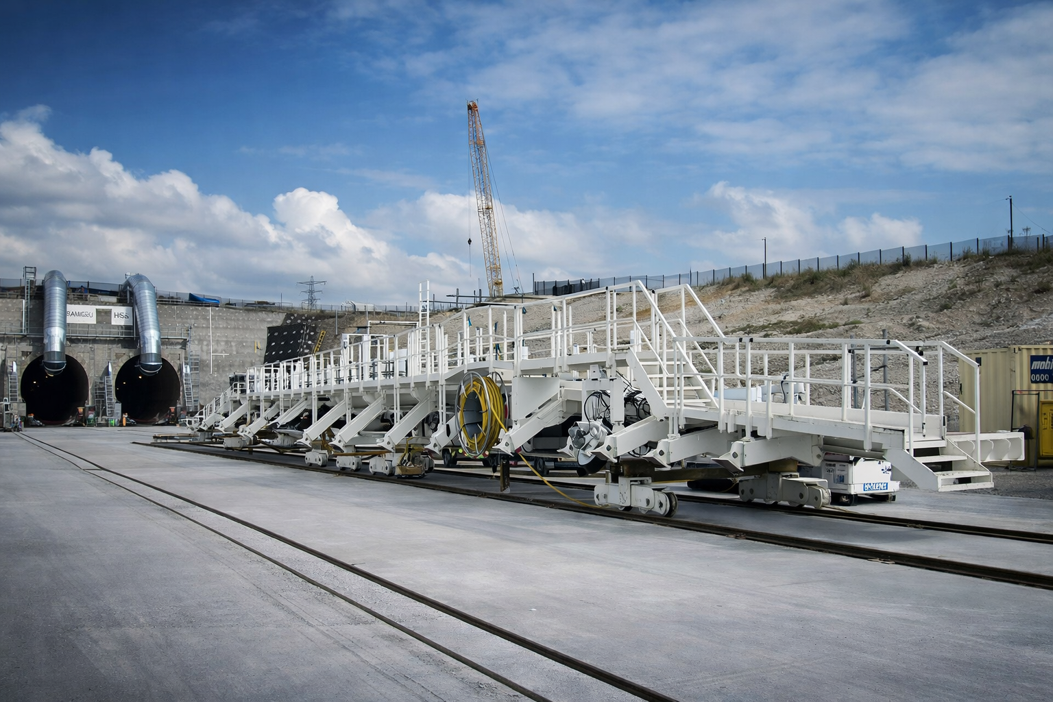 INVERT SLAB CONCRETE BRIDGE/INVERT SLAB INSTALLATION GANTRY